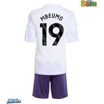 Manchester United Bryan Mbeumo #19 Bortedraktsett Barn 2025-26 Kortermet (+ Korte bukser)